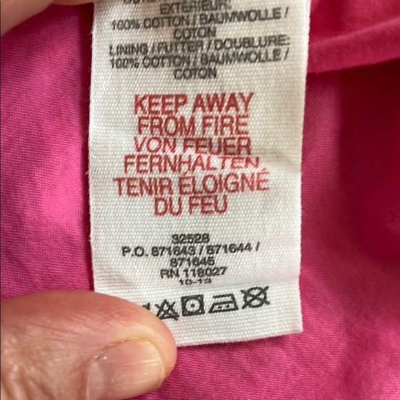 Turquoise with pink/white polka dots, Mini Boden lightweight corduroy skirt, 5-6 - Picture 5 of 12